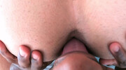 Blonde lover gives his black partner the most intense blowjob