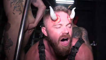 Big boys share evil orgy in the most addictive anal perversions