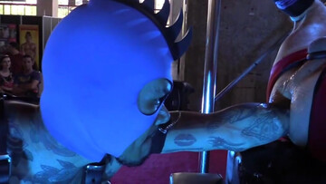 Submissive male gets fist fucked in rough maledom perversions