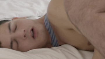 Big cock doggy sensations make naked gay bloke shiver and beg for more