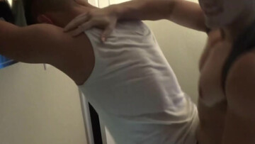 Group sex pleasures for the hot amateur boys after serious blowjob foreplay