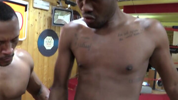 Interracial gangbang with a slutty whiteboi taking it