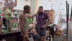 Wedding fuck with three Latino hotties enjoying anal