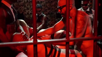 Bareback BDSM orgy with the best big ass amateur sluts