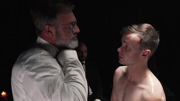 Charming boy endures mature dick down the butt hole during intense fetishes