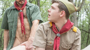 Outdoor scout kinks between Ethan Tate and Tucker Barrett