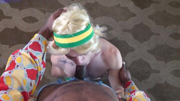 Black DILF and his younger partner provide steamy gay porn in roleplay kinks