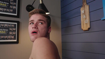 Blonde boyfriend feels it in the ass way deeper than expected