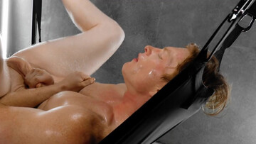Skinny hottie with long hair wants that jizz cannon