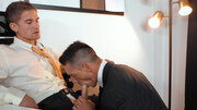 Co-workers share intimate moments at the office in supreme positions