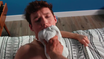 Muscular lover grants naked twink endless cock in his greedy ass