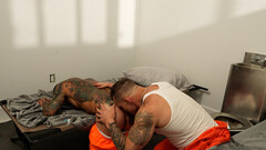 Brock Kniles is going to enjoy anal fucking with cellmate