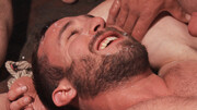 Bondage group sex fun with Dylan Strokes and Mike Gaite