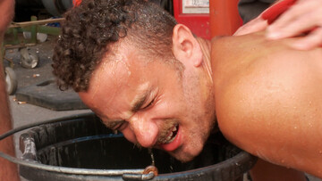 Appealing men fuck the same guy in ruthless maledom gangbang kinks