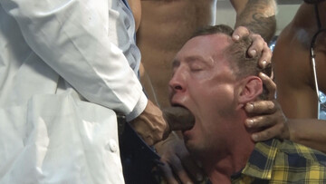 Gangbang for anal sub Pierce Paris... he gets hate-fucked SILLY