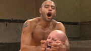 Muscular men enjoy their blowjob and rimjob wrestling match