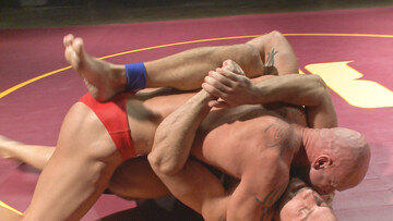 DILFs with strong muscles are enjoying limitless anal in the ring