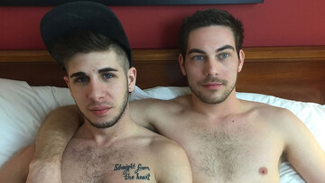 Brunette gay fuckers Alec Shea and Lance Matthews FUCK