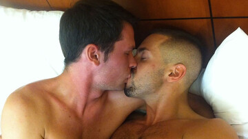 Passionate lovers combine ass rimming with heavy sex in soft homemade scenes