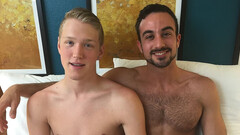 Jockstrap twink Caleb Nash goes on all fours for Mason Lear