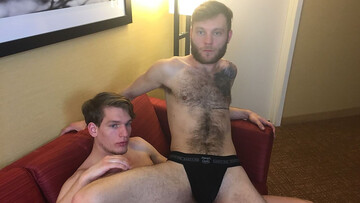 Hairy guys go wild: Jakob Johnson and Zack Grayson