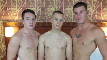 Fabulous bareback threesome grants these amateur boys the best outcome