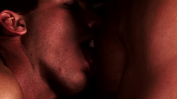 Tanned men combine restless perversions in unique gay kinks