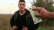 Muscular Czech hunk enjoys good cash to devour this dick on camera