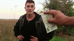Muscular Czech hunk enjoys good cash to devour this dick on camera
