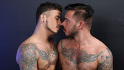 Latino lover pumps pair of thick dicks in his holes for full threesome