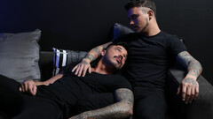 Latino lover pumps pair of thick dicks in his holes for full threesome