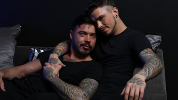 Latino lover pumps pair of thick dicks in his holes for full threesome