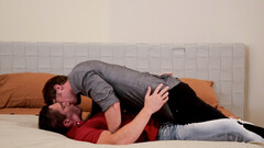 Generous boy and his stepdad make out in flawless gay perversions