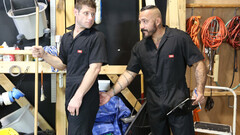 MAINTENANCE MEN with hot bodies fuck each other