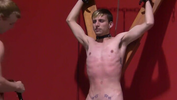 Needy twink is going to get his worst fear in BDSM