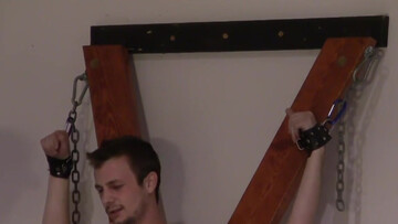 Eyes lock, crawling BDSM slut is ready to submit