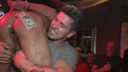 BDSM gangbang for a go-go dancer,  real kink exploration