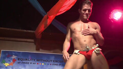 BDSM gangbang for a go-go dancer,  real kink exploration