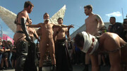 Folsom Street fuckery with hot ass whipping, more