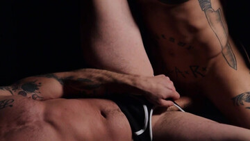 Open fire doggystyle banging with a round-assed twink