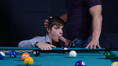 His cock is being sucked very hard by Johnny Rapid