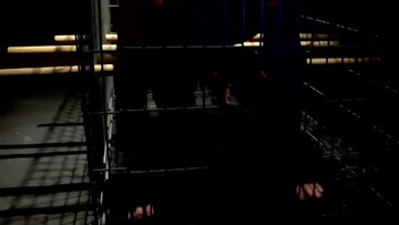 Caged male shares nudity in extreme positions before he gets nailed