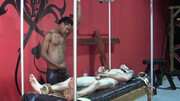 Skinny man and his black master share restless maledom gay scenes