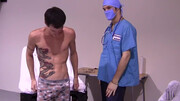 Horny doctor ass fucks obedient twink during dirty bondage experience