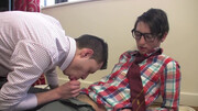 Geeky dudes end up fucking like true alpha males