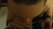 Insolent lover tries heavy sex in POV after he sucks cock like a whore