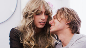 Sexy femboy loudly craves more cock as he fucks in insane positions