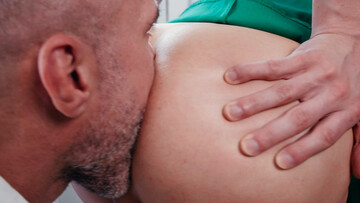 Tight femboy granted huge cock to play with in remarkable gay XXX