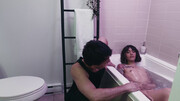 Soapy nude anal with a femboy grants hot lover the best outcome