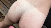 Steamy men enjoy outdoor backyard porn in the jacuzzi